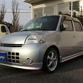 エッセカスタム、シルバー、５速、車高調、社外アルミ、ナビＥＴＣ、他、の画像