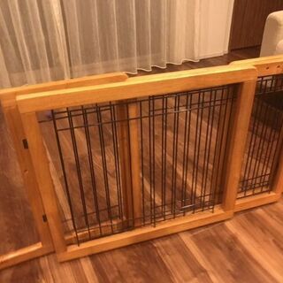 木製　ペット用置くだけゲート　リッチェル　＊取りに来ていただける方限定の画像