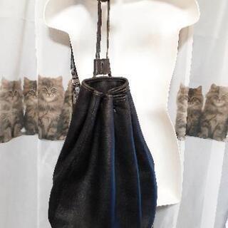 COACH/コーチ◆ユニセックス♪肉厚水牛革のワンショルダー/黒革