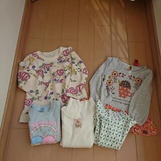 女の子 100センチ 20点セット アウターあり H&M・丸高衣料・プリンセス靴 等 の画像
