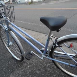 中古自転車1314 27インチ 3段ギヤ LEDオートライト 1/24（日