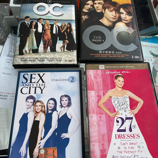 ゴシップガール、セックスアンドシティ他、DVD空ケース9枚の画像