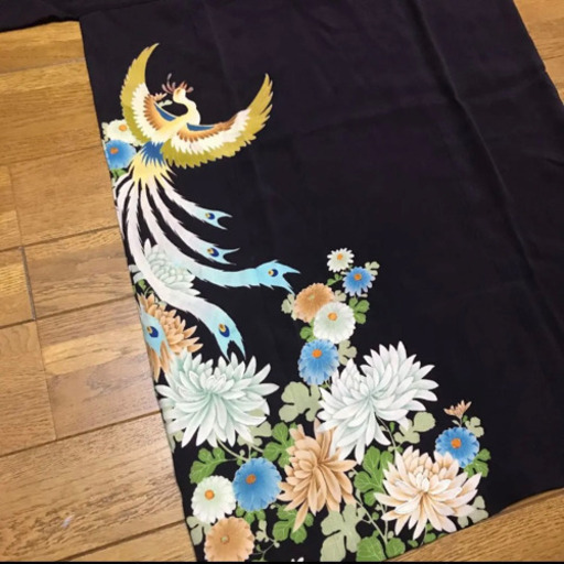 着物リメイク　留袖チュニック　鳳凰