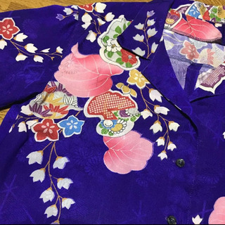 着物リメイク　アロハシャツ の画像
