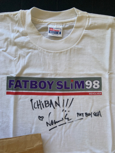 Fatboy slim 直筆サイン入り　香取慎吾men'sNon−no懸賞