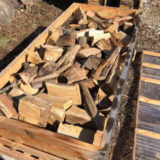 未乾燥 ゴロ薪 広葉樹 軽トラ一杯6000円の画像