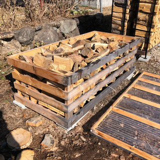 未乾燥 ゴロ薪 広葉樹 軽トラ一杯6000円の画像