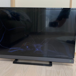 液晶割れ　液晶テレビの画像