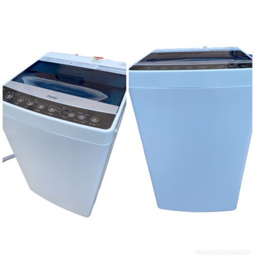 2018年製 ハイアール JW-C55A K [全自動洗濯機 5.5kg ブラック](113c)