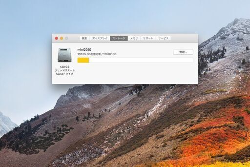 Apple Macmini Mid2010 SSD換装、メモリ8GB、Core2Duo、DVD-Rドライブ