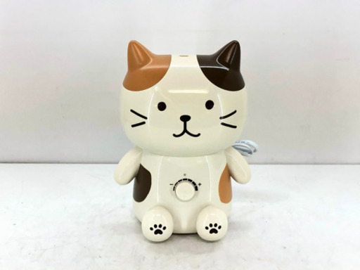 ネコ型超音波加湿器　かわいい三毛猫　2.2L