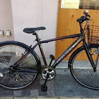 PRESISION trekking 700cシティクロスバイク アルミ/7speed/ブラック