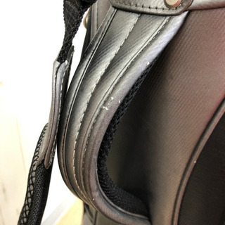 ミズノ☆ゴルフバッグ☆キャディバッグ☆中古品☆ガンメタ×ブラックの画像