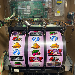 サミー パチスロスロット 実機 化物語 コイン不要機 ボリューム付きの画像