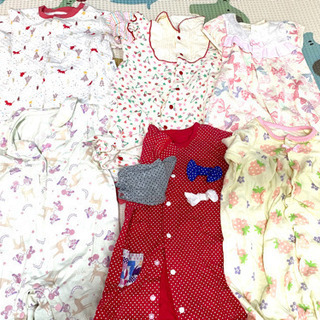 子供服　赤ちゃん　服　ベビー　〜80 女の子　新生児の画像