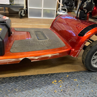 s0118-1 HAIGE 電動シニアカー　電動車椅子 充電式　現状品　前後左右動作確認済の画像