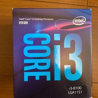 インテル Intel CPU Core i3-8100 3.6GHz 6Mキャッシュ 10,000円