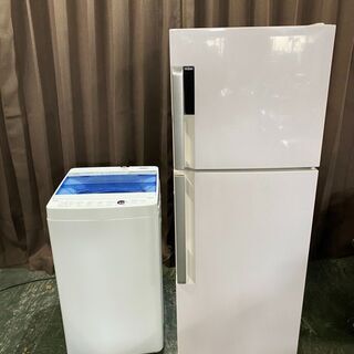 【美品】冷蔵庫，洗濯機セット/Haier/ハイアール/JW-C45CK/19年製/JR-NF214A/17年製/単身用セット/0118c