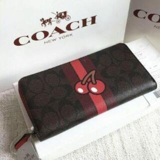 箱付き✨【新品】大人気♥COACH  長財布　パックマン　ブラウ...