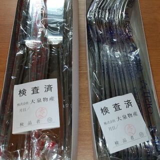 高級ステンレスの前菜用のカトラリー１ダースずつ