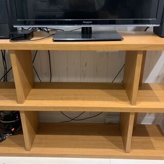 【中古 引き取り限定無料】高さ73cm本棚 テレビ台にも！