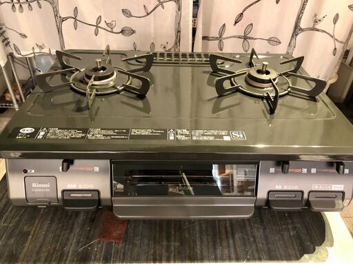 中古　Rinnai / リンナイ　都市ガス用コンロ　2018年製　KSR641BKL