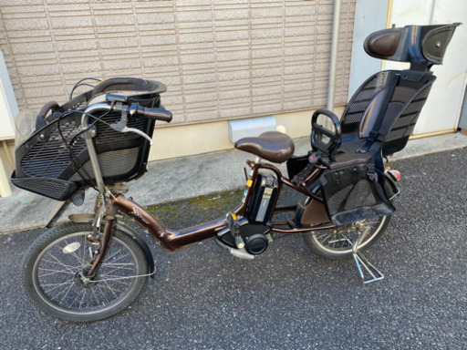 前乗せ・後ろ乗せ付き　電動自転車　※詳細お読みください