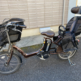 前乗せ・後ろ乗せ付き　電動自転車　※詳細お読みください