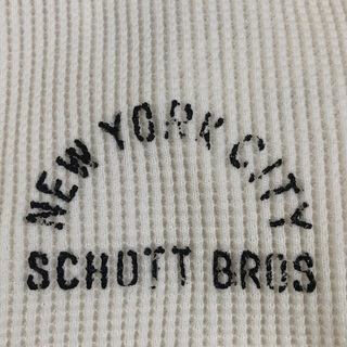 SCHOTTショット　サーマルヘンリーネックロングTシャツS USEDの画像