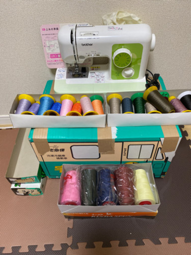 ミシン、糸たくさんカラー色々お得