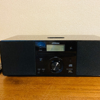 iPhoneドック　CDステレオコンポ　ビクターRD-N1B