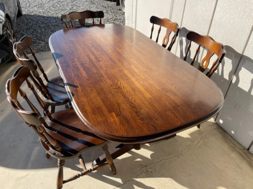 ‼️破格‼️✨キツツキ✨ダイニングセット　165×88×70