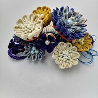 つまみ細工　髪飾り　SET013の画像