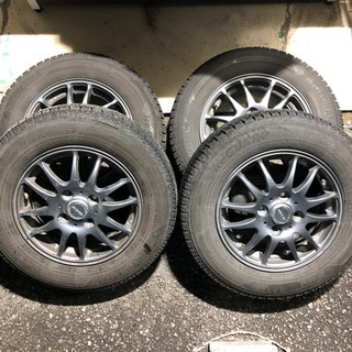 スタッドレスタイヤ アルミホイール4本セット 145/80r13