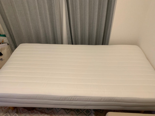 無印脚付きマットレス　ポケットコイル　シングル