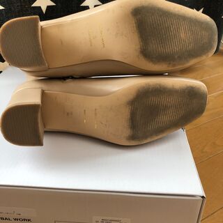 GLOBAL WORK ショートブーツ（ベージュ）の画像
