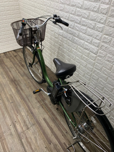 YAMAHA  PAS  natura グリーン　12.8AH 新基準　電動アシスト自転車