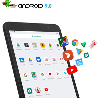 【新品未使用】タブレット8インチAndroid 9.0 WiFi - 2GB/32GB 4000mAh 1280x800液晶ディスプレイ目に優しいBluetooth4.0日本語仕様書付き/黒の画像