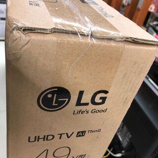 【店頭お渡し】新品未開封品　49v型　４kチューナー内蔵　液晶テレビ　LG 　49UN7100PJAの画像
