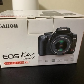 Canon EOS kiss Digital Xを差し上げます。　※金額の交渉可能ですの画像