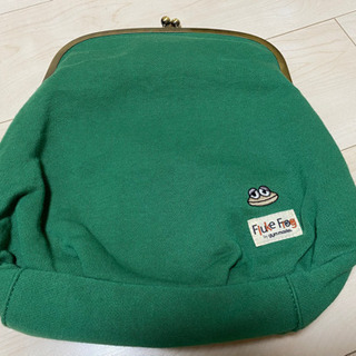 【値下げ】fluke frogがまぐちバッグ(ポーチ)