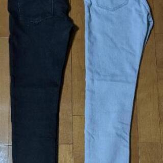 中古・キッズH&Mスキニーデニム150〜160サイズ２本の画像