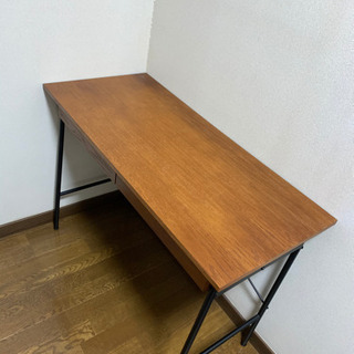 ニコアンド　nicoand 木目　デスク　折りたたみ　組み立ての画像