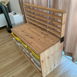 IKEA トロファスト　おもちゃ収納　トミカ収納の画像