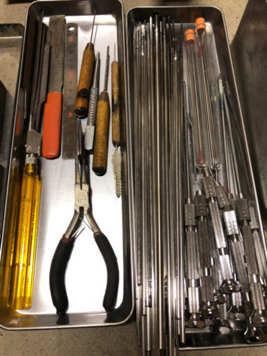 とんぼ玉制作のための工具類　バーナーワーク用ツール