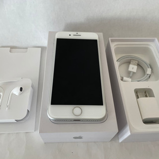 【美品】iPhone8 64GB シルバーホワイト　SIM解除済み