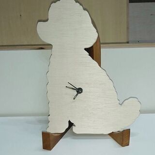 犬　猫　動物　魚　シルエット時計　飾り時計　DIY　工作