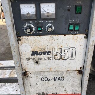 値下げ★ジャンク品★ダイデン ムーブ350 半自動溶接機 CR-M351 350A CO2/MAG 200Vの画像