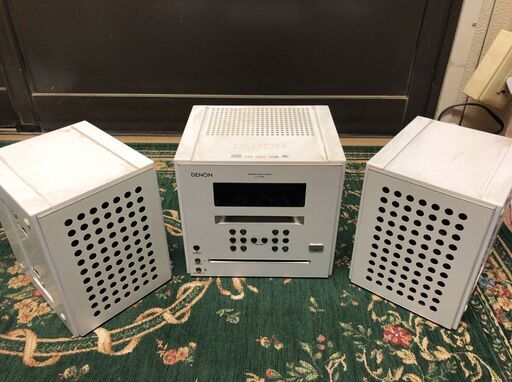 ★中古★DENON D-C7USB ミニコンポ　付属品無し　通電確認OK　ジャンク品