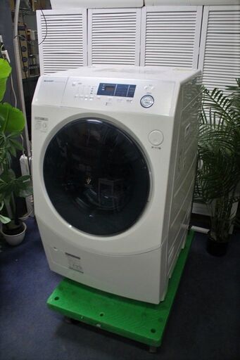 R2552) SHARP  中古 SHARP 19年式 ES-H10D 10kg洗い 6kg 乾燥 ドラム式洗濯乾燥機 ファミリータイプ　 2019年製! 洗濯機 店頭取引大歓迎♪